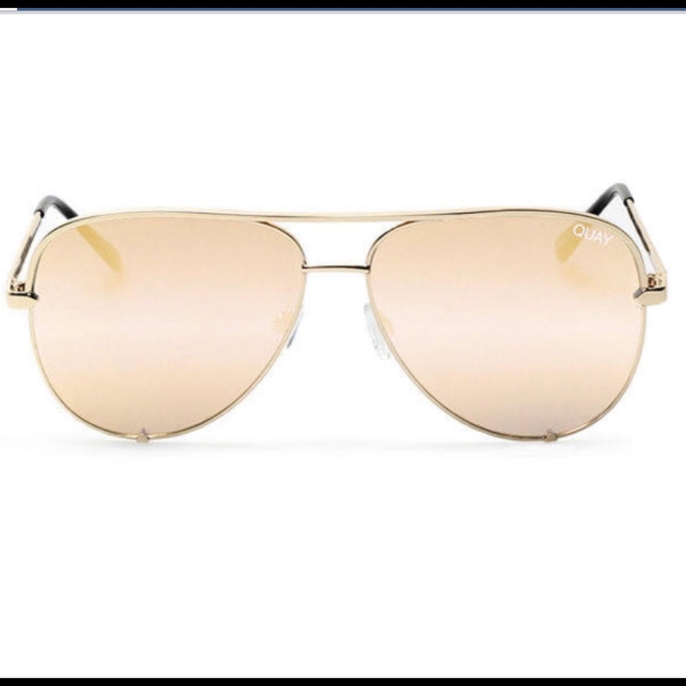Quay Gold Mirror High Keys